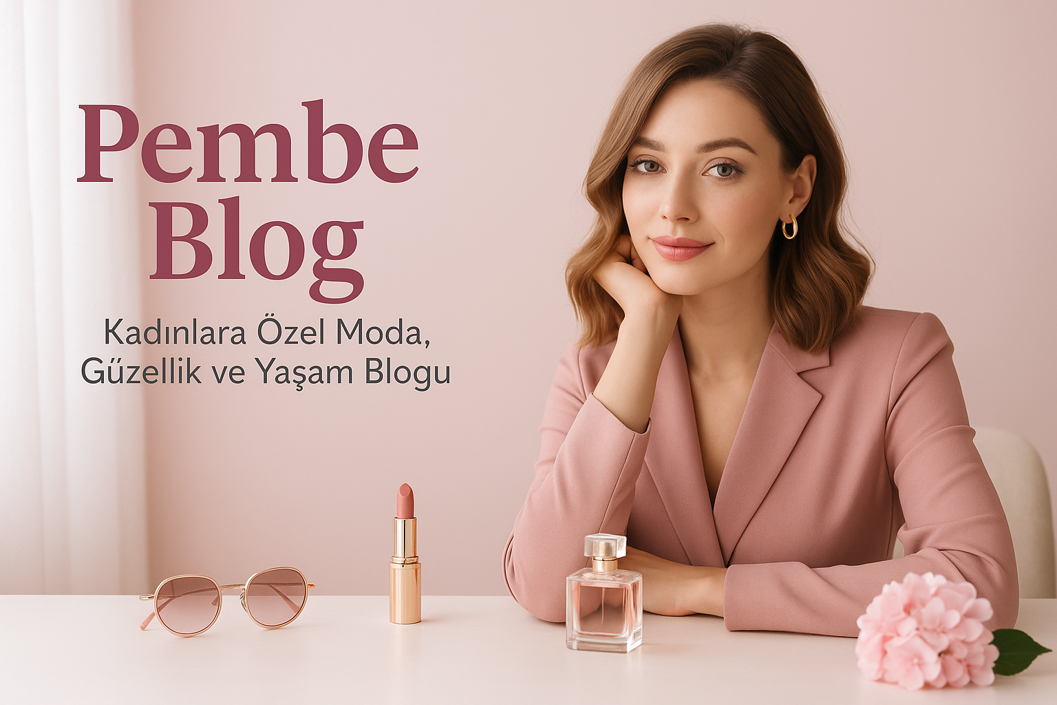 Pembe blog kapak görseli