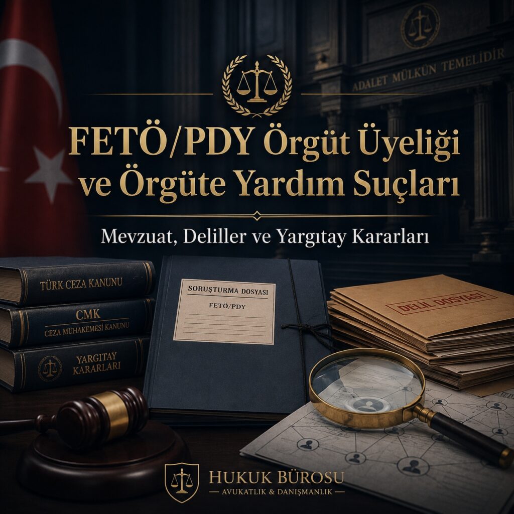 FETÖ/PDY Örgüt Üyeliği ve Örgüte Yardım Etme Suçları